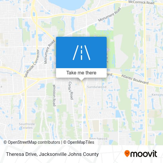 Theresa Drive map