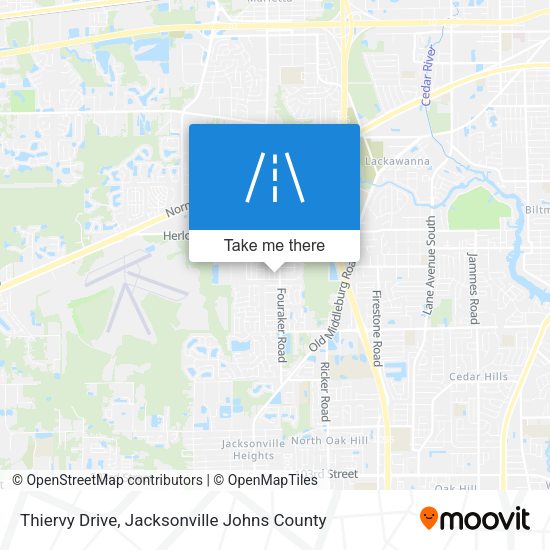 Thiervy Drive map