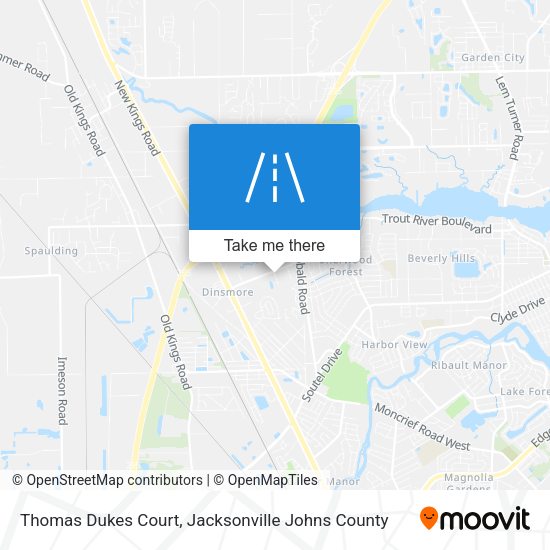 Thomas Dukes Court map