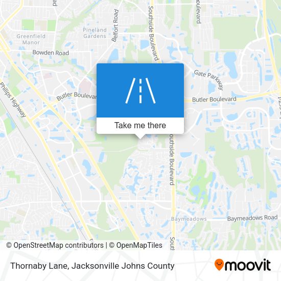 Thornaby Lane map
