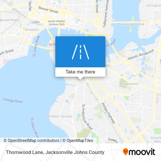 Thornwood Lane map