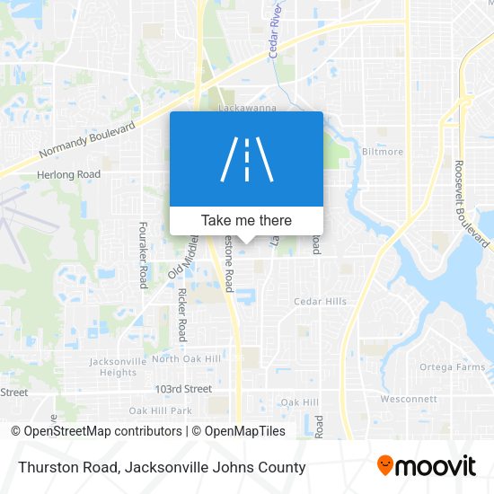 Mapa de Thurston Road