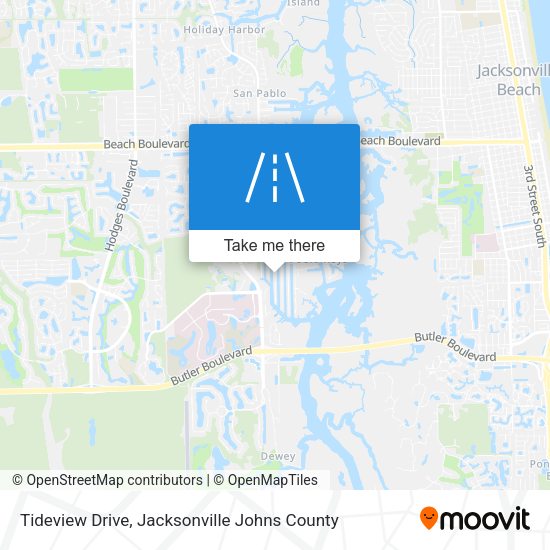 Tideview Drive map