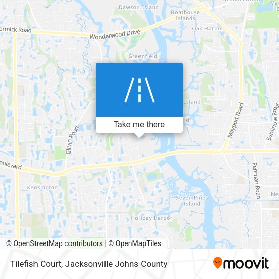 Tilefish Court map