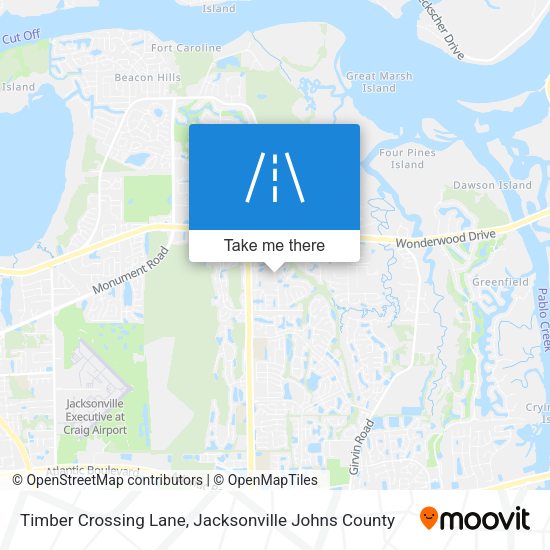 Mapa de Timber Crossing Lane