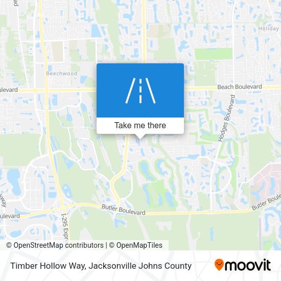 Timber Hollow Way map