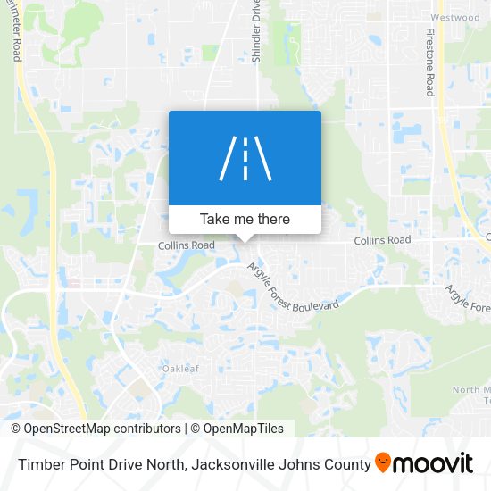 Timber Point Drive North map