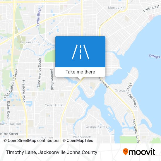 Timothy Lane map