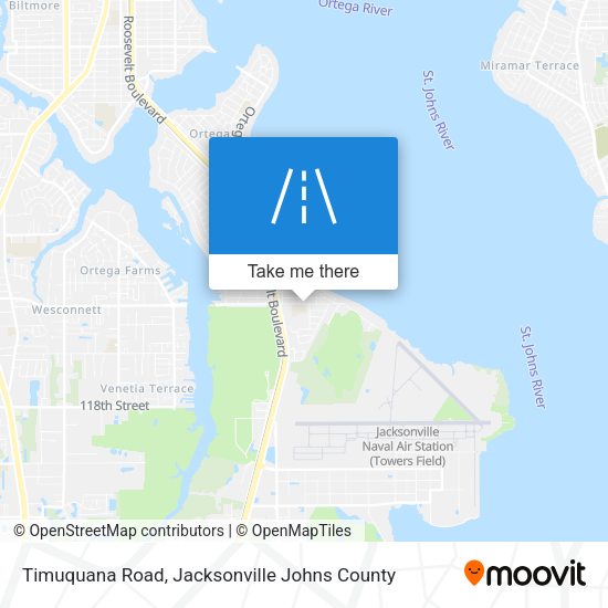 Timuquana Road map