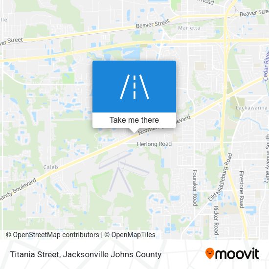 Mapa de Titania Street