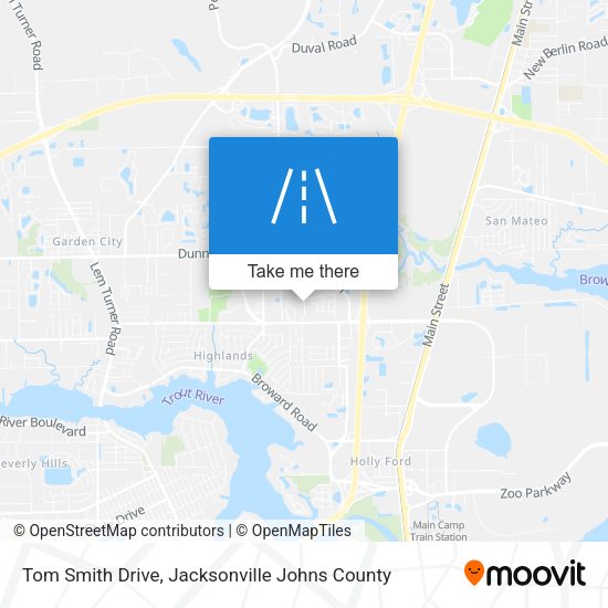 Tom Smith Drive map