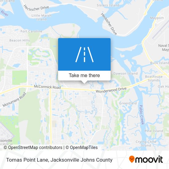 Mapa de Tomas Point Lane