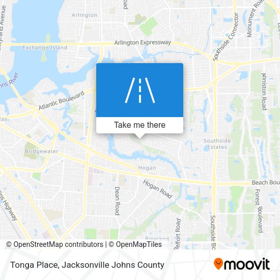Mapa de Tonga Place