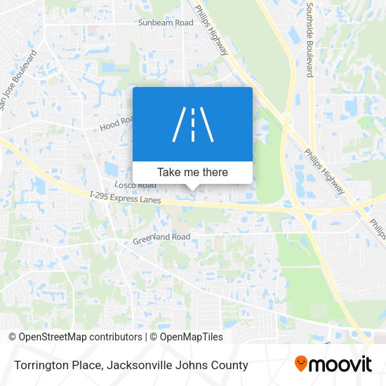 Torrington Place map