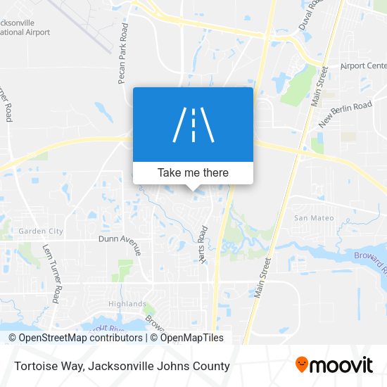 Tortoise Way map