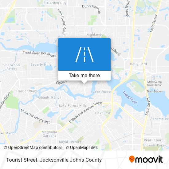 Tourist Street map