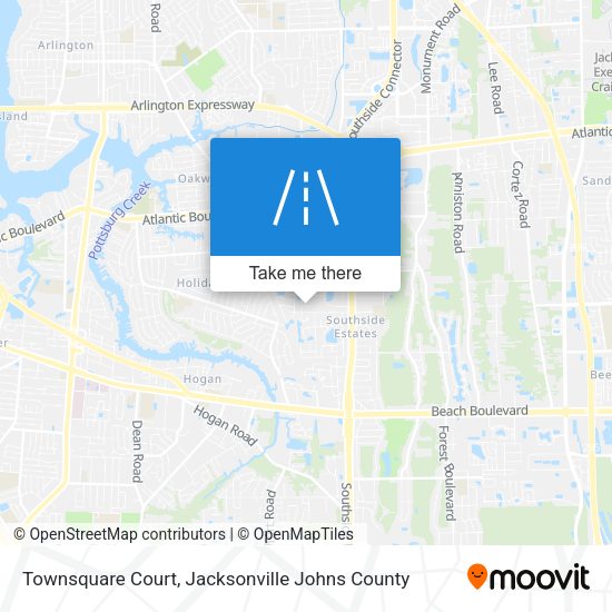 Mapa de Townsquare Court