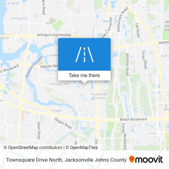 Townsquare Drive North map
