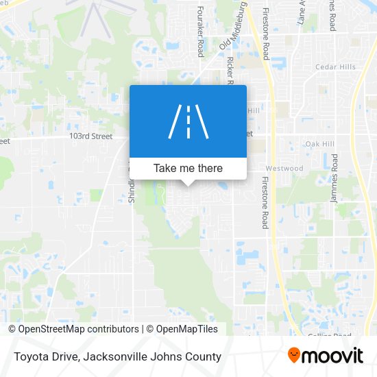 Toyota Drive map