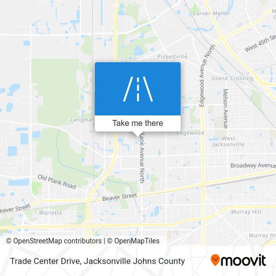 Mapa de Trade Center Drive