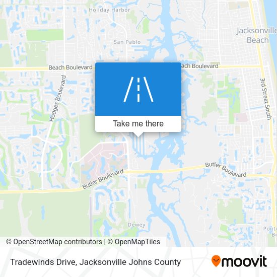 Tradewinds Drive map