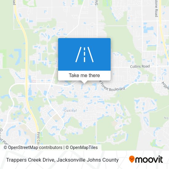 Mapa de Trappers Creek Drive