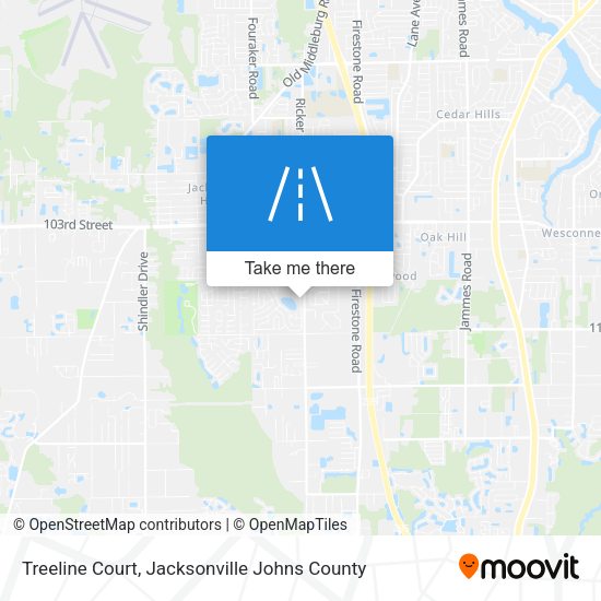 Treeline Court map