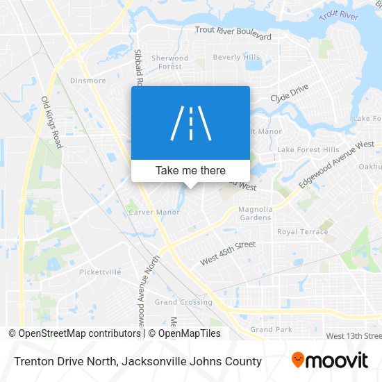 Mapa de Trenton Drive North