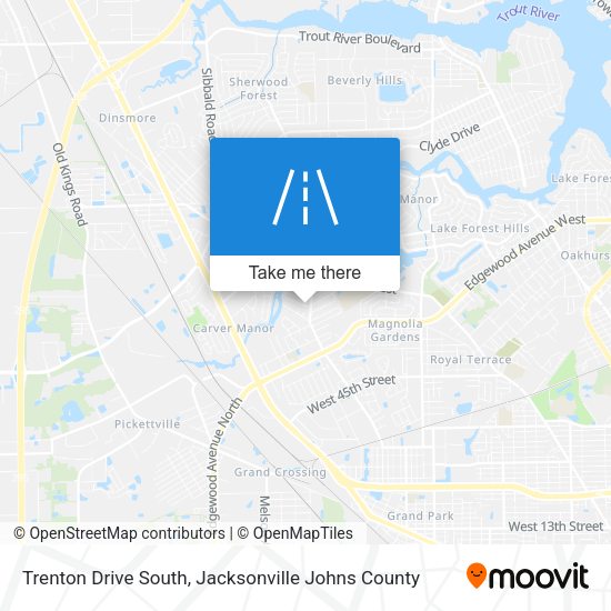 Trenton Drive South map