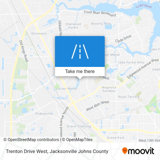 Mapa de Trenton Drive West