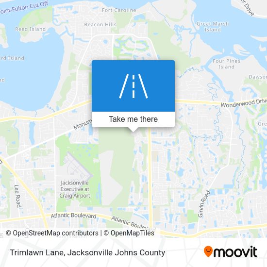 Trimlawn Lane map