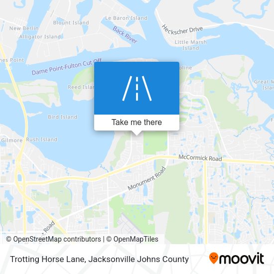 Trotting Horse Lane map