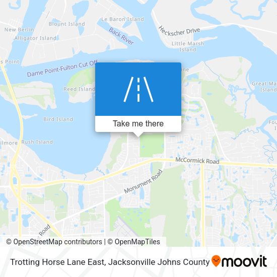 Mapa de Trotting Horse Lane East