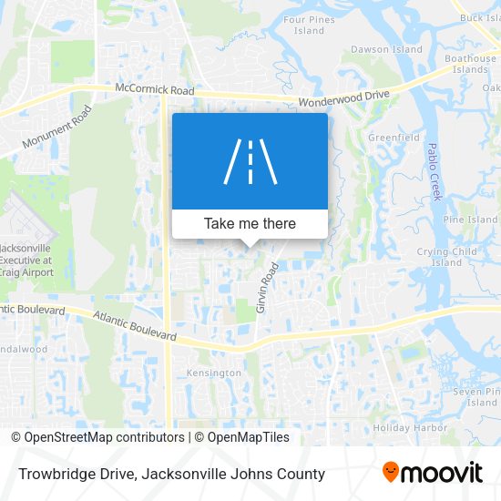 Trowbridge Drive map