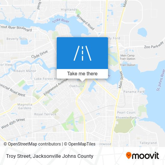 Mapa de Troy Street
