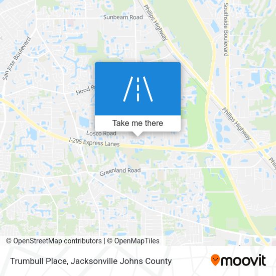 Trumbull Place map