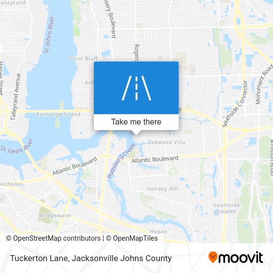 Tuckerton Lane map