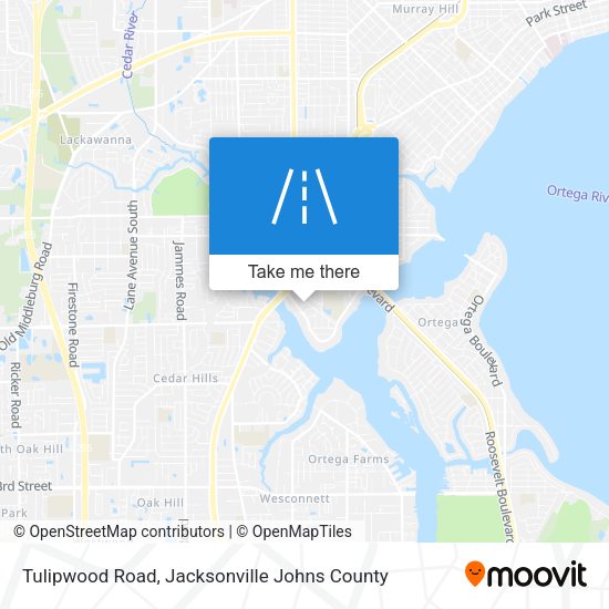 Tulipwood Road map