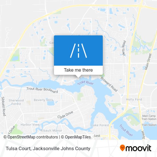 Tulsa Court map