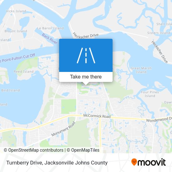 Turnberry Drive map