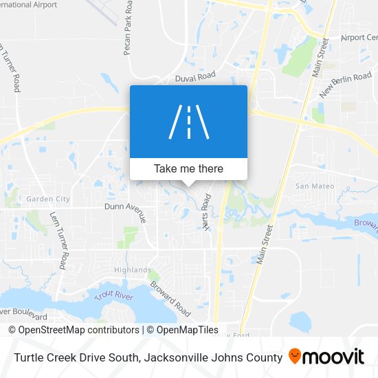 Turtle Creek Drive South map