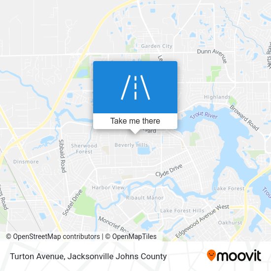 Mapa de Turton Avenue