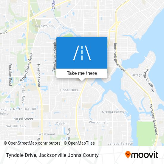 Tyndale Drive map