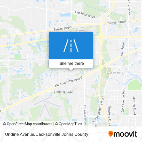 Mapa de Undine Avenue