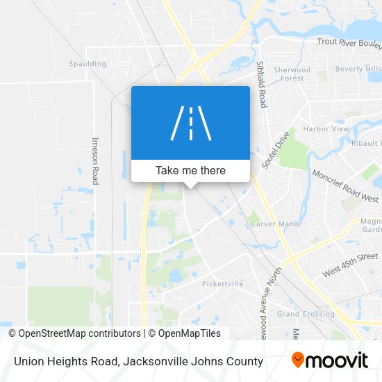 Union Heights Road map