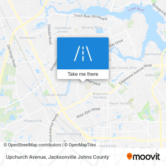 Upchurch Avenue map