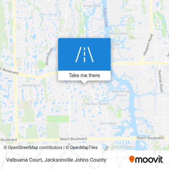 Valbuena Court map