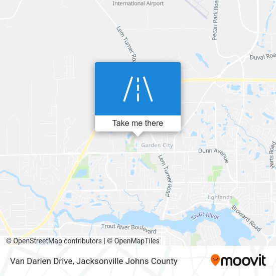 Mapa de Van Darien Drive
