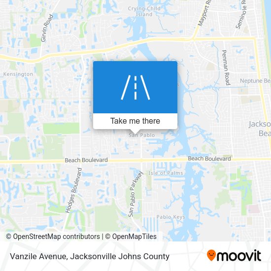Vanzile Avenue map