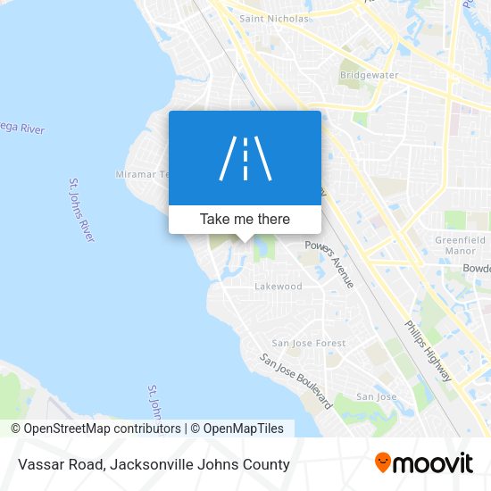 Mapa de Vassar Road